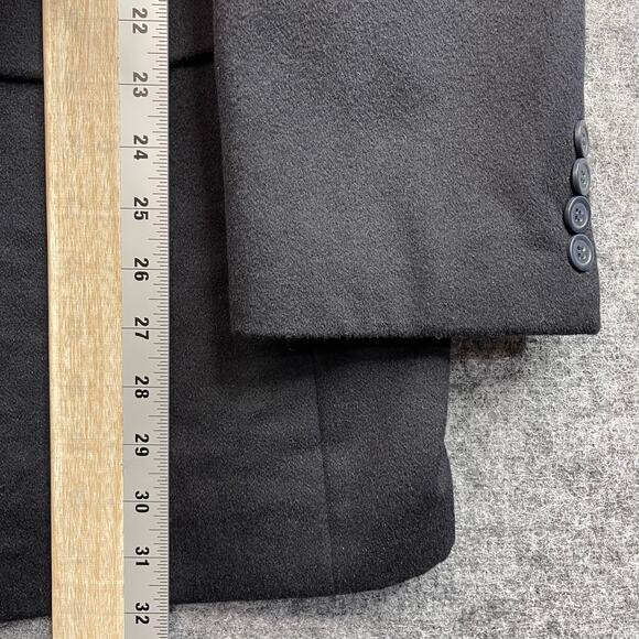 T. Harris London Mens Sport Coat 44 L Navy Blue Wool Cashmere - Picture 6 of 10